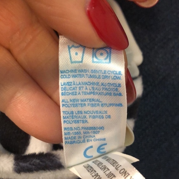 Kids Preferred Lovey Security Blanket Teether 2017 Bear Baby Black & White - Picture 8 of 10